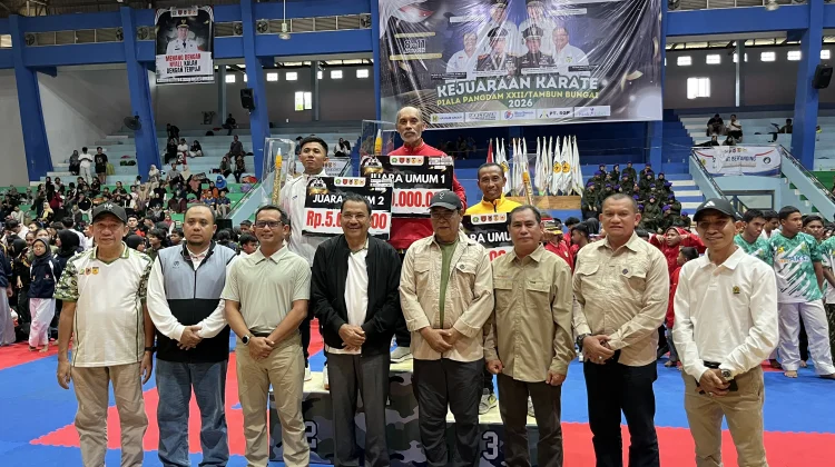 Kejuaraan Karate Piala Pangdam 2026 Resmi ditutup, Banyak Atlet Berpotensi