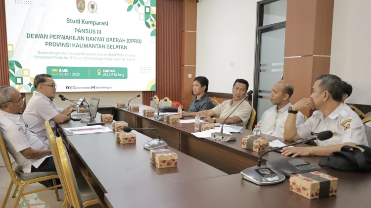 DPRD Kalsel Perkaya Materi Ranperda Air Tanah ke ESDM Kalteng