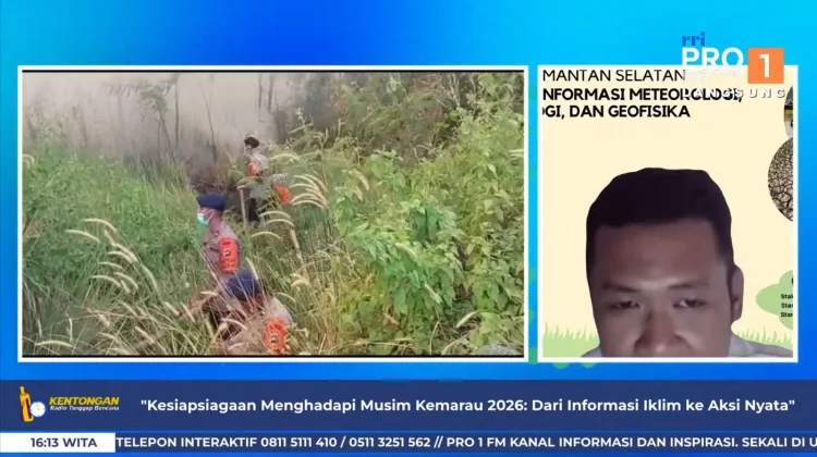 Waspada Karhutla, BMKG Ingatkan Potensi Musim Kemarau di Kalsel