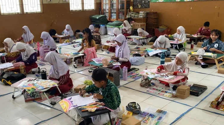 Siswa SD se-Banjarmasin Tengah Unjuk Bakat Seni Sastra di FLS3N