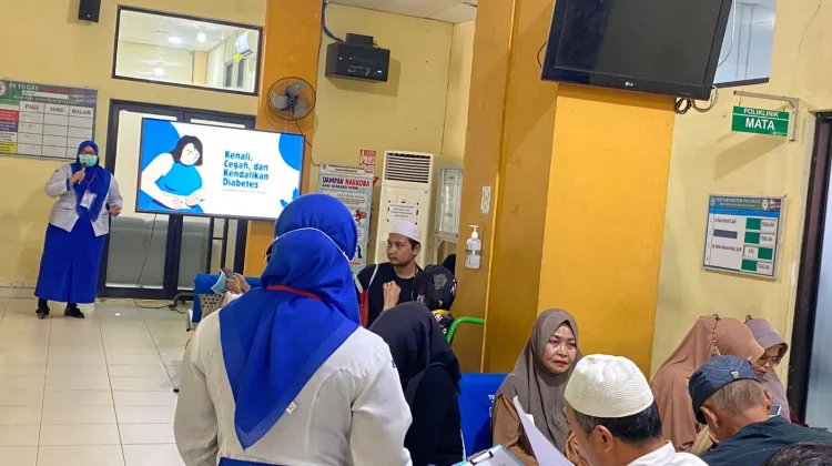 Gandeng Mahasiswa, RSUD Ratu Zalecha Edukasi Pencegahan Diabetes