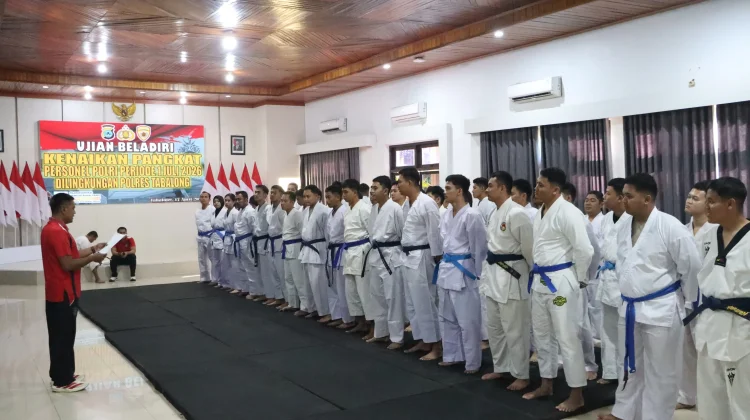 Polres Tabalong Gelar Latihan Beladiri