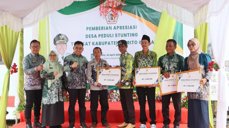 Empat Desa di Batola Mendapat Apresiasi Desa Peduli Stunting