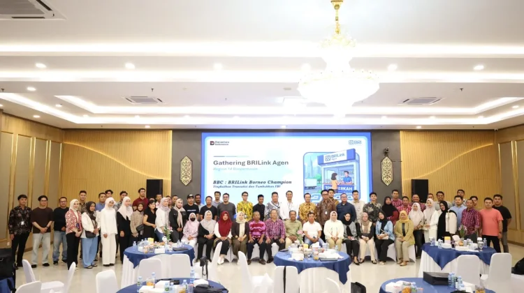 BRI Gelar Gathering BRILink Borneo Champion Dorong Kinerja Agen