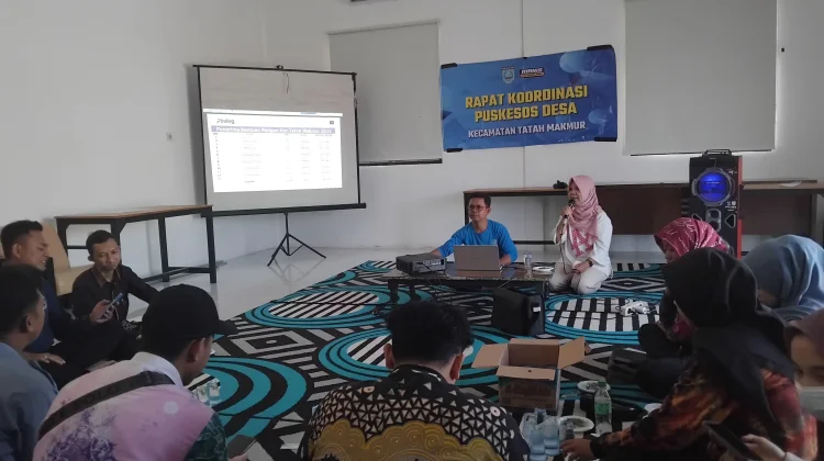 Kecamatan Tatah Makmur Gelar Rakor Puskessos