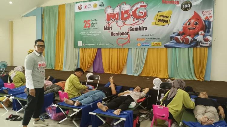 Warga Tetap Antusias , Donor Darah BSC Banjarmasin