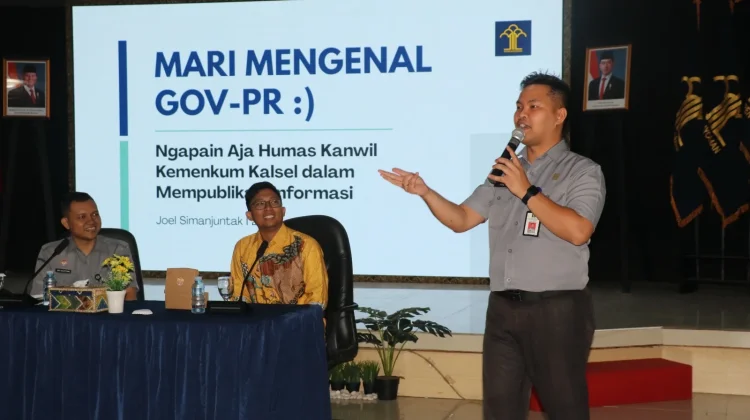 Mahasiswa Ilkom ULM Pelajari Praktik Humas Kanwil Kemenkum Kalsel