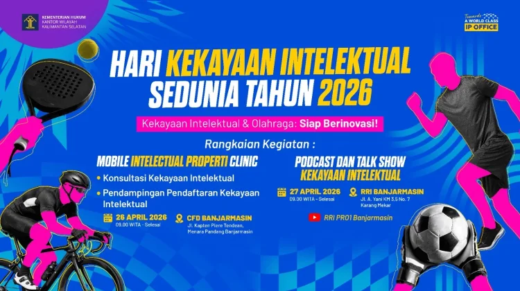 Peringatan Hari Kekayaan Intelektual, DJKI Gelar Layanan Serentak di 33 Provinsi
