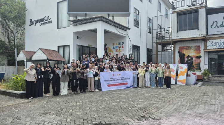 Kampanye Aman Duluan Mahasiswa ULM Edukasi Mitigasi sejak Dini