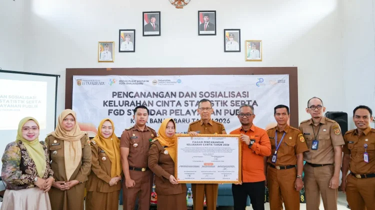 Pemko Banjarbaru dan BPS Luncurkan Program Kelurahan Cantik 2026