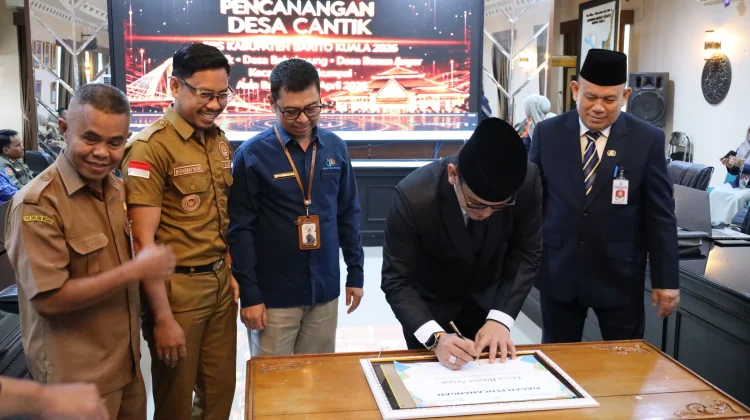 Pemkab Batola Canangkan Desa Cantik Dukung Pembangunan Berbasis Data