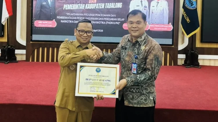 BNNP Kalsel dan Pemkab Tabalong Teken MoU P4GN