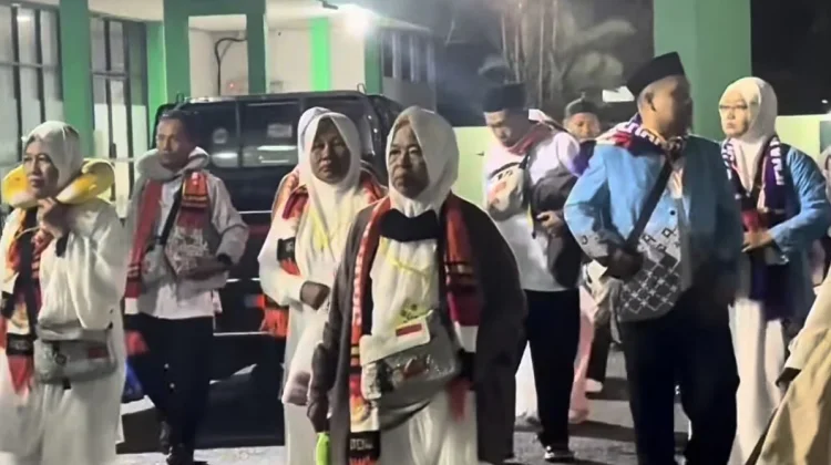 Jemaah Haji Kloter 6 Tiba di Asrama Embarkasi Banjarmasin