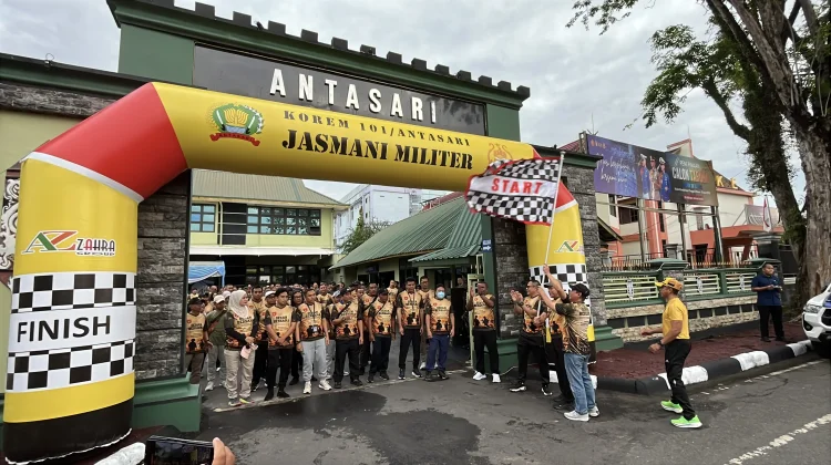 Olahraga Bersama Pangdam XXII/TB dan Media, Dorong Kolaborasi Pembangunan Daerah