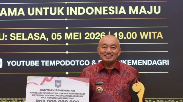 Gubernur Kalsel Terima Penghargaan Kemendagri 2026