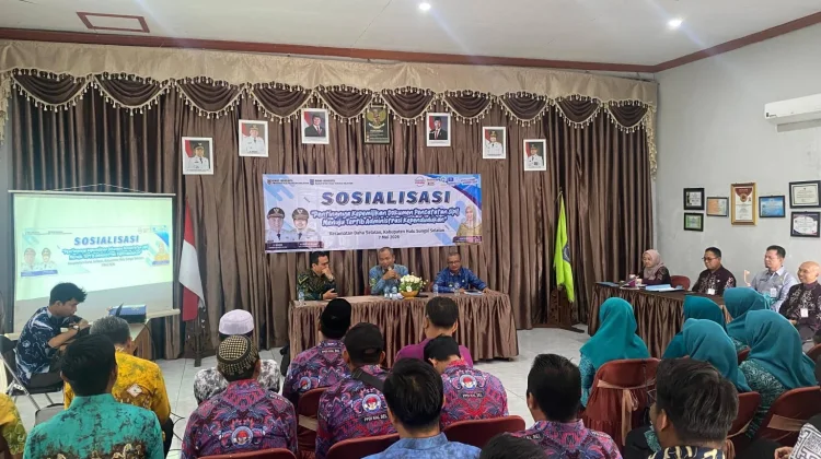 Disdukcapil Kalsel dan HSS Sosialisasi Pentingnya Dokumen Kependudukan