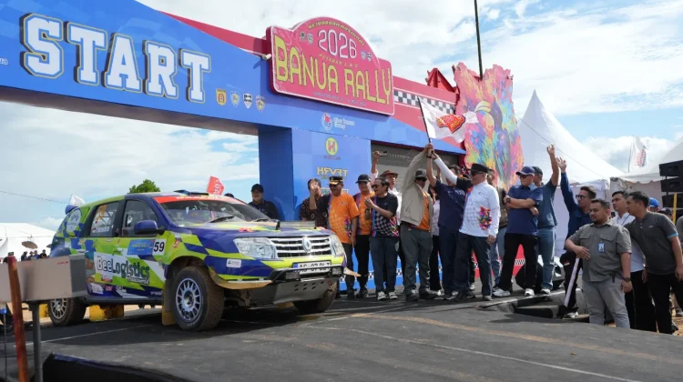 Gubernur H. Muhidin Buka Seri Pembuka Kejurnas Rally Indonesia
