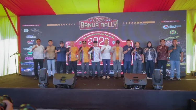 Hadiri Kejurnas Banua Rally 2026, Supian HK Dukung Olahraga Otomotif