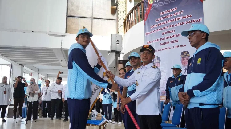 Puluhan Atlet Banjarmasin Resmi Dilepas untuk Berlaga di POPDA 2026