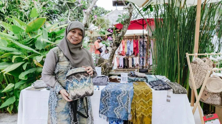 SBK Sasirangan Wakili Kalsel di Women Ecopreneurs Market Day Bali