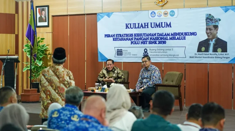 Wamenko RI Soroti Kontribusi Hutan untuk Pangan