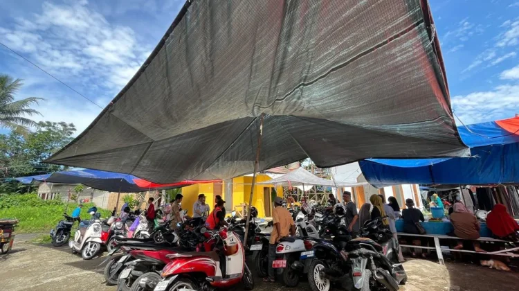 Benahi Tata Kelola Parkir, Dishub Balangan Monitoring Area Pasar