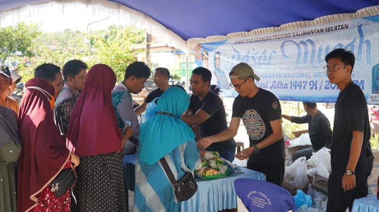 Jelang Iduladha, Disdag Kalsel Jual Sembako Murah di Balangan