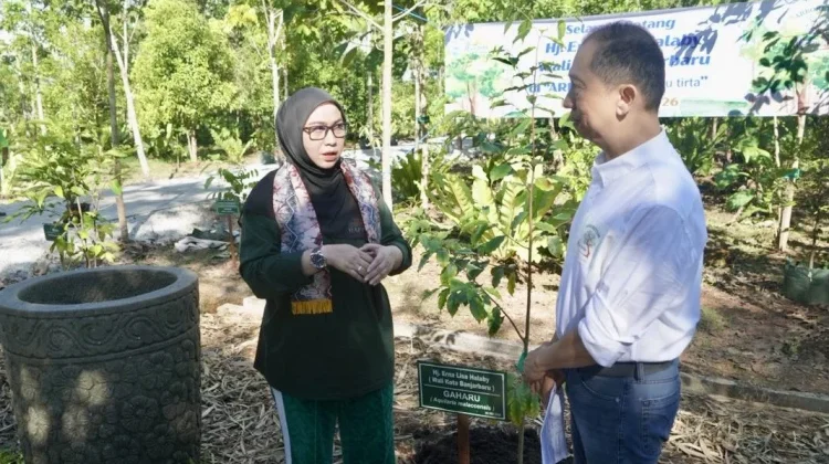 Wali Kota Banjarbaru Tanam Pohon Gaharu, Gaungkan Peran Perempuan Jaga Lingkungan