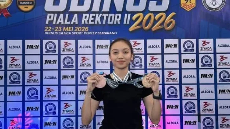 Karateka Puteri Polda Kalsel Juara Nasional Piala Rektor Udinus II 2026