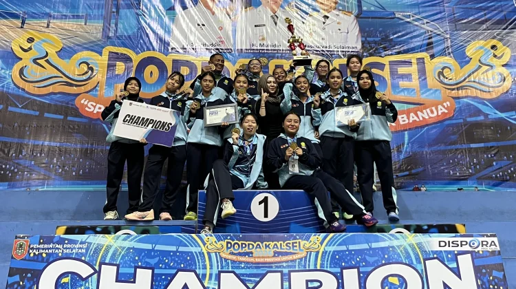 Kalahkan HSS, Tim Basket Putri Banjarmasin Juara POPDA 2026
