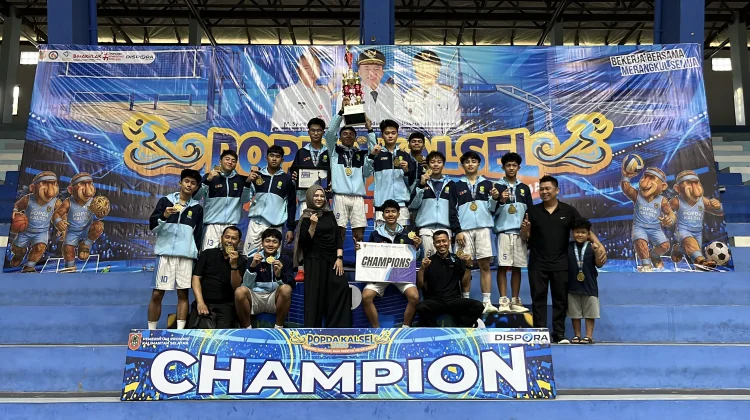 Kalahkan Banjarbaru di Final, Tim Basket Putra Banjarmasin Juara POPDA 2026