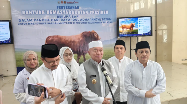 Gubernur Muhidin Ajak Warga Kalsel Tingkatkan Semangat Berkurban