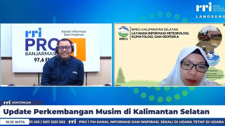 Kalsel Alami Fenomena Perubahan Cuaca di Masa Transisi Kemarau