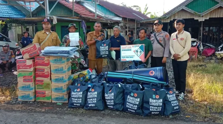 BPBD Banjar Salurkan Bantuan Warga Terdampak Cuaca Ekstrem di 2 Kecamatan