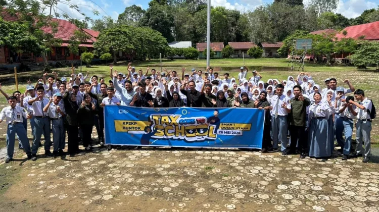 KP2KP Buntok Edukasi Pelajar Melalui Program Tax Goes To School