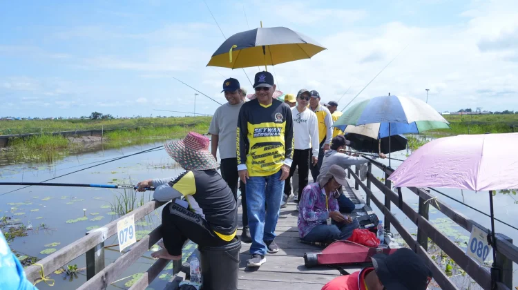 Supian HK Meriahkan HUT HSU Dengan Lomba Mancing