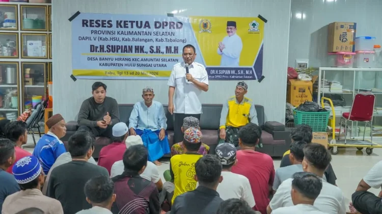 Supian HK Serap Aspirasi Warga di HSU, Persolan Infrastruktur Jadi Keluhan Utama