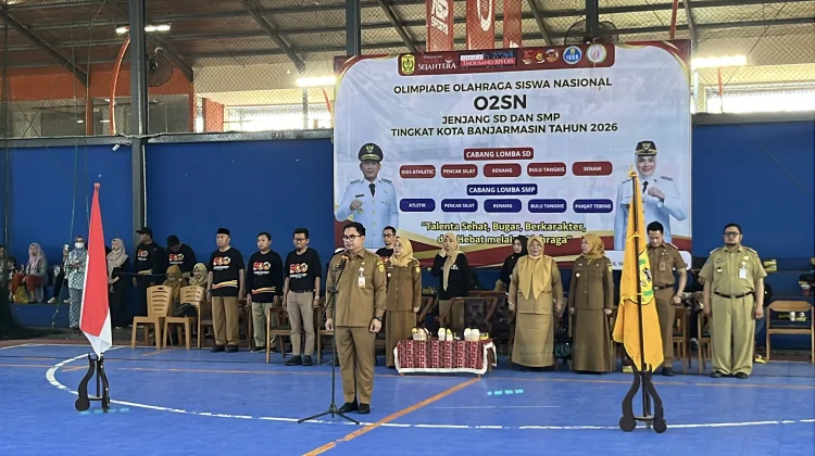 Ajang O2SN Tingkat Kota Banjarmasin Resmi dimulai, Ada 5 Cabor dipertandingkan
