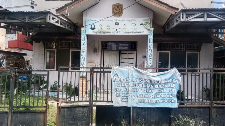 Dua Tahun Mengungsi di Ruko, Kelurahan Sungai Baru Tak Punya Kantor?