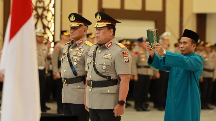 Kapolda Kalsel Lantik Brigjen Pol Noviar Sebagai Wakapolda