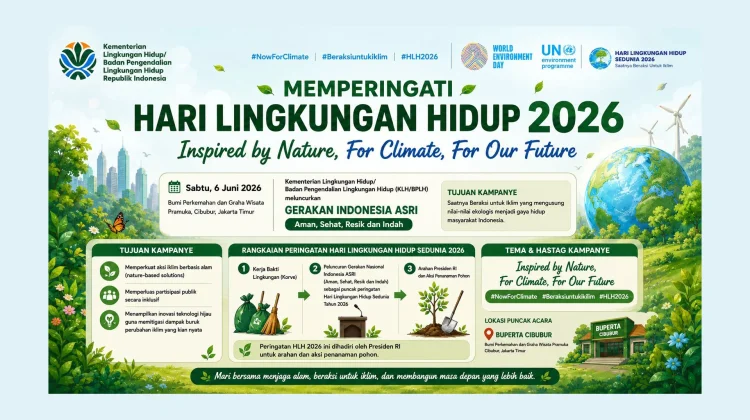 Hari Lingkungan Hidup Sedunia, KLH Luncurkan Gerakan Indonesia ASRI