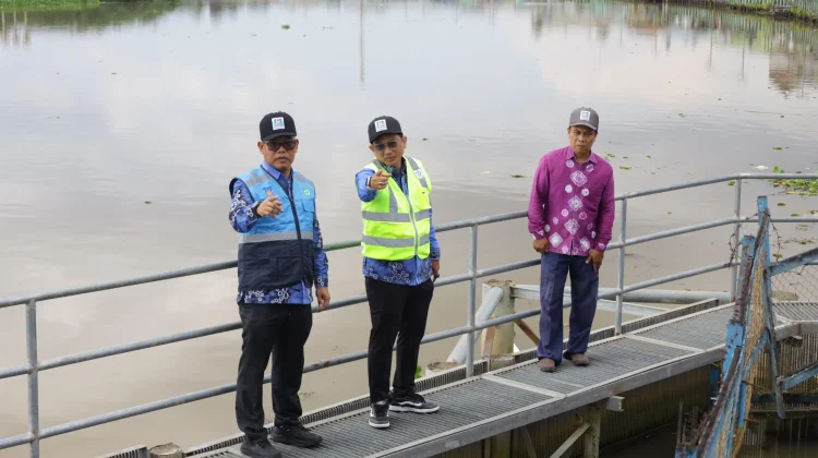 Kemarau Mengintai! PAM Bandarmasih Turun ke Sungai Bilu Waspadai Ancaman Air Asin