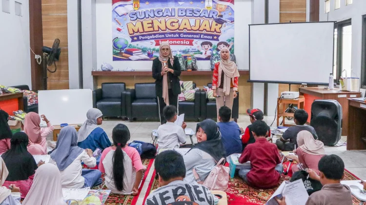 Kelurahan Sungai Besar Banjarbaru Gelar Bimbingan Belajar Gratis untuk Siswa SD