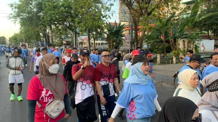 TVRI, RRI, dan ANTARA Gelar Fun Walk Promosi Siaran Piala Dunia 2026