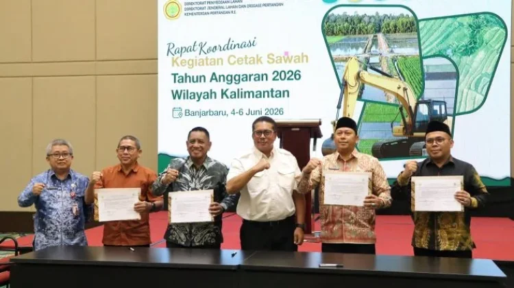 Kalsel Dukung Penuh Program Cetak Sawah 2026