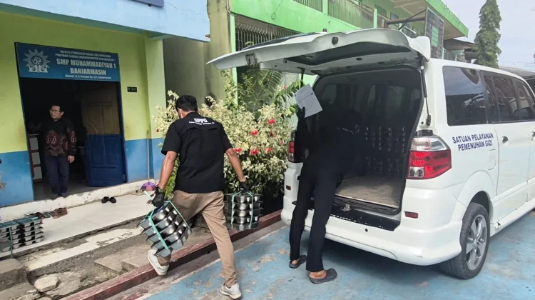 Siswa Muhammadiyah 1 Banjarmasin Kembali Terima Makan Bergizi Gratis