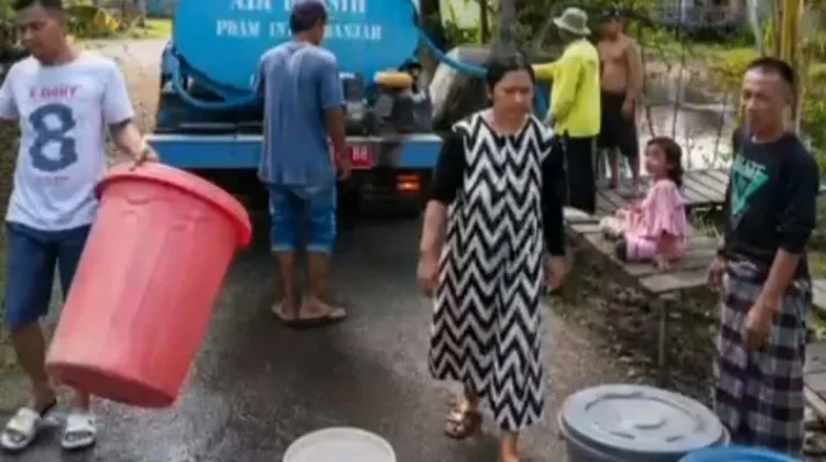 PT AM Intan Banjar Pastikan Warga Tidak Kekuraangan Air, saat Kemarau Mengancam