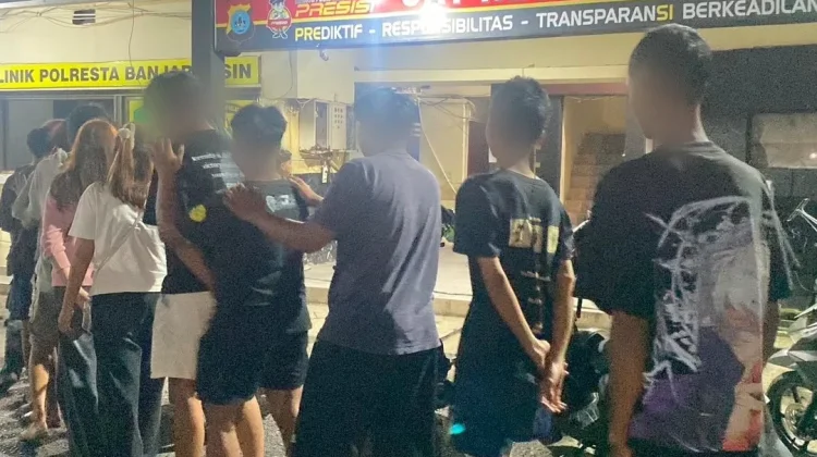Respon Cepat Laporan 110, Polresta Banjarmasin Amankan Dua Remaja Bawa Celurit