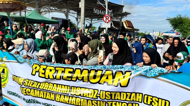 Jalan Sehat 1 Muharam di Banjarmasin Menjadi Ajang Silaturahmi