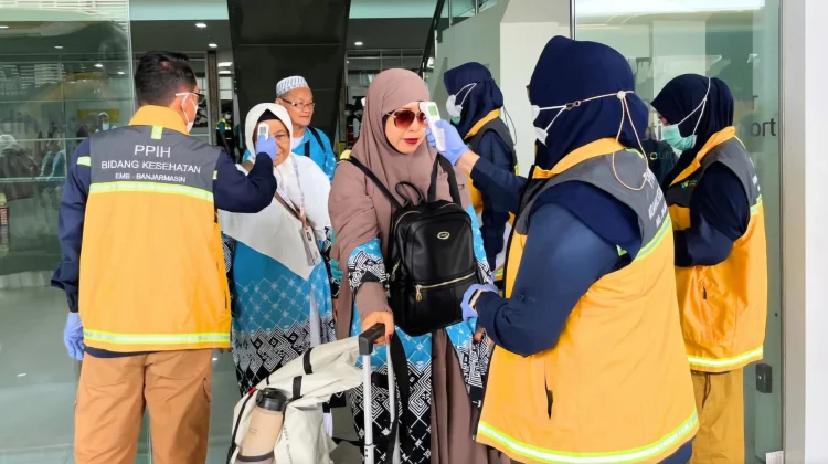 Tiba di Tanah Air, Jemaah Debarkasi Banjarmasin Diimbau Pantau Kesehatan
